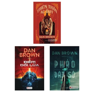 Bộ 3 tác phẩm nổi bật của tác giả Dan Brown: Thiên thần và Ác quỷ + Điểm dối lừa + Pháo đài số