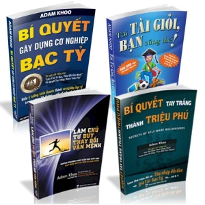 Bộ 4 cuốn sách hay của Adam Khoo cho bạn trẻ lập nghiệp