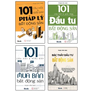 Bộ 4 sách bất động sản toàn tập của tác giả Phạm Văn Nam