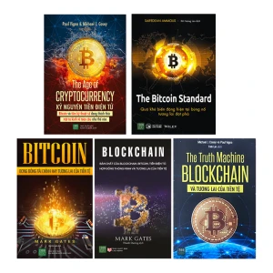 Bộ 5 Cuốn Sách về Blockchain và Bitcoin – Tiền điện tử tương lai của tiền tệ trọn bộ - Nhà Sách Bảo Anh