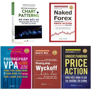 Bộ 5 sách kỹ thuật chứng khoán: Mô hình Biểu Đồ + Naked Forex + Phương pháp VPA + Phương pháp Wyckoff Hiện Đại + Thấu hiểu Hành vi giá Thị trường - Nhà Sách Bảo Anh