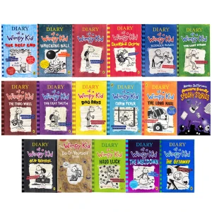 Bộ Diary of Wimpy kid Collection (Tiếng Anh) – Trọn bộ 17 cuốn kèm Box Set - Nhà Sách Bảo Anh