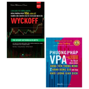 Bộ sách làm giàu chứng khoán VSA + Phương pháp VPA - nhận diện dòng tiền - Nhà Sách Bảo Anh