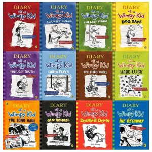 Trọn bộ truyện Nhật ký chú bé nhút nhát - Diary Of Wimpy Kid (Bản tiếng anh Trọn bộ 12 tập) - Nhà Sách Bảo Anh