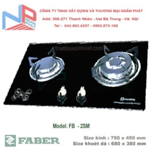 Bếp gas âm Faber FB-2SM