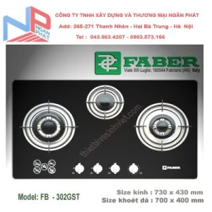 Bếp gas âm Faber FB-302GST