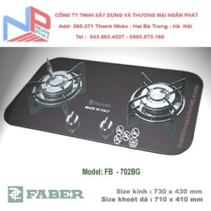Bếp gas âm Faber FB-702BG
