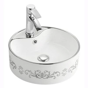 Chậu rửa mặt lavabo nghệ thuật LAP A029-K18 (bạc)