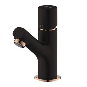 Vòi rửa lavabo Bravat F1273308BW-RO màu đen