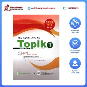 Bản Đen Trắng Sách Tiếng Hàn - Cẩm Nang Luyện Thi Topik II Châu Thùy Trang - Luyện nghe Topik II
