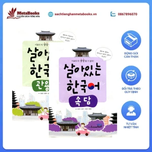 Bản Màu Sách Tiếng Hàn - Combo Sách Thành Ngữ - Quán Dụng Ngữ Tiếng Hàn