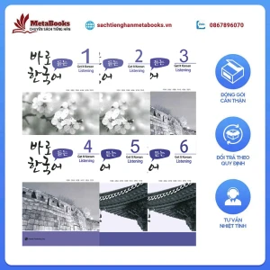 Bản Màu Sách Tiếng Hàn - Giáo Trình Get It Korean Listening 바로 한국어 듣기 - 경희 한국어 듣기
