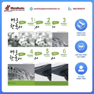 Bản Màu Sách Tiếng Hàn - Giáo Trình Get It Korean Reading 바로 한국어 읽기 - 경희 한국어 읽기