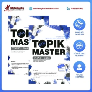Sách Tiếng Hàn - Sách Bộ Đề Luyện Thi Topik I - Master Topik I