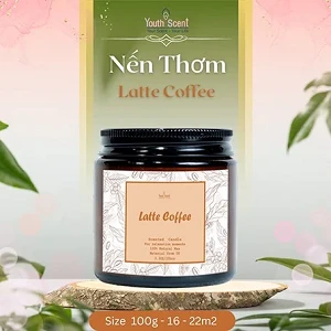 Nến thơm Latte Coffee (hũ 100ml) - Youth Scent