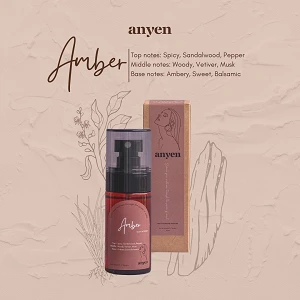 Nước hoa đa năng Amber 100ml (scent of Warm Amber / hương Hổ Phách) - ANYEN CANDLE