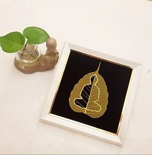 Tranh Lá Phật - BLC02A (khổ nhỏ)