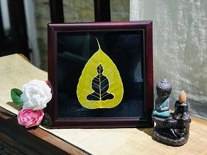 Tranh Lá Phật - BLC02B (khổ lớn)