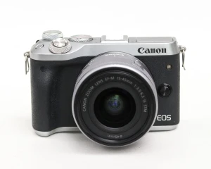 Máy Ảnh Canon EOS M6 Kit 15-45mm IS STM màu bạc