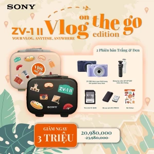 Sony ZV-1 II Vlog On The Go Edition (Black) | Chính Hãng