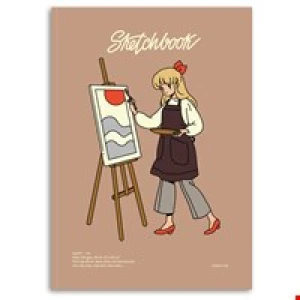 Sổ Vẽ Ký Họa Sketchbook Dạng Pad CMA Studio Giấy Italy 120gsm A4 Manga Comic - SA4PT03