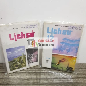 Sách giáo khoa xưa bộ Lịch sử 12 hai tập