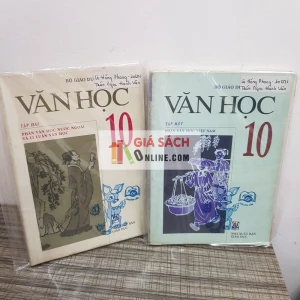 Sách giáo khoa xưa bộ Văn học 10 hai tập