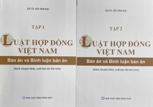 Luật hợp đồng Việt Nam Bản án và Bình luận bản án bộ 2 tập