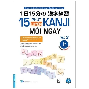 15 Phút luyện Kanji mỗi ngày tập 3