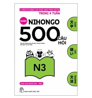 Shin Nihongo 500 Câu hỏi N3 - Sách luyện thi N3