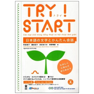 Try start - sách học bảng chữ cái và hội thoại