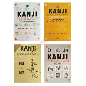 Bộ Kanji Look And Learn 512 - 4 Cuốn