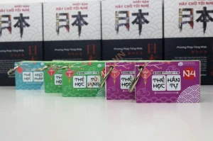 Flash Card - Thẻ Học Tiếng Nhật N4 Bản Mới - Trọn Bộ 5 Xấp