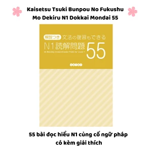 Bunpou no Fukushuu mo Dekiru N1 Dokkai Mondai 55 - 55 Bài Đọc Hiểu N1 Kèm Ôn Tập Ngữ Pháp