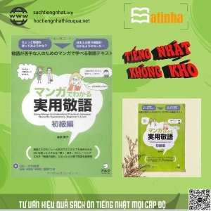 FREESHIP Manga de wakaru Jitsuyou Keigo (Kèm CD) - Học kính ngữ qua truyện tranh