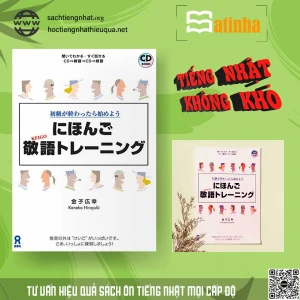 FREESHIP Nihongo Keigo Toreningu- Sách luyện tập về Kính ngữ (Trình độ Sau Sơ cấp) (Sách CD)
