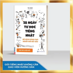 Sách gốc bản quyền 28 ngày tự học tiếng Nhật Ghi chú luyện viết Sách bài tập