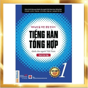 Sách gốc bản quyền Tiếng Hàn Tổng Hợp Dành Cho Người Việt Nam - Sách Bài Tập Sơ Cấp 1