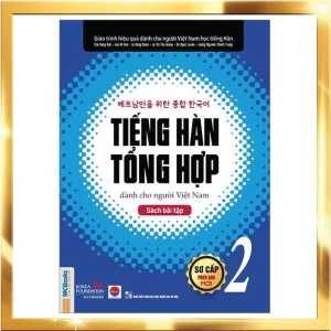 Sách gốc bản quyền Tiếng Hàn Tổng Hợp Dành Cho Người Việt Nam - Sách Bài Tập Sơ Cấp 2