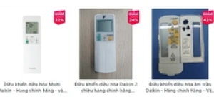 Bán điều khiển điều hòa Daikin QUA SỬ DỤNG - Sửa tại nhà điều hòa