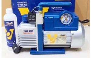 Máy hút chân không Vallue VI125Y-R32 loại 3.0CFM - Kèm đồng hồ báo áp và rơ le tự ngắt