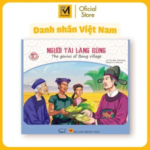 Sách Cho Bé - Danh Nhân Việt Nam Song Ngữ: Người Tài Làng Bùng