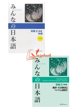 Bộ Minna no Nihongo Sơ Cấp 2 Bản Mới - Bộ 2 cuốn (Sách in màu)