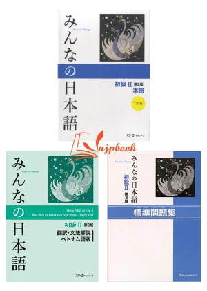 Bộ Minna no Nihongo Sơ Cấp 2 Bản Mới - Bộ 3 cuốn (Sách in màu)