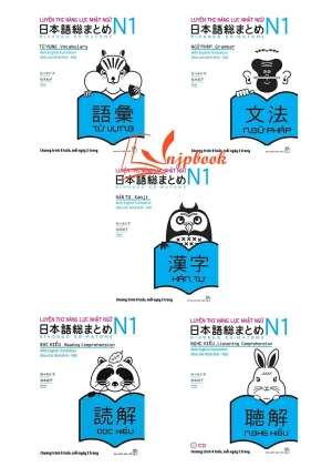 Bộ Somatome N1 - Bộ 5 cuốn (Kèm chú thích tiếng Việt)