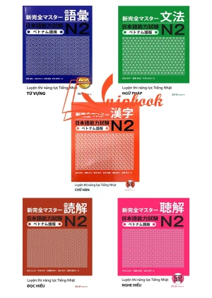 FREE SHIP Bộ Shinkanzen Masuta N2 - Bộ 5 cuốn (Dịch tiếng Việt chi tiết) - Sách tiếng Nhật vnjpbook