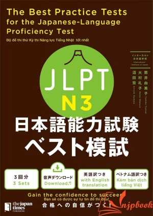 Sách Luyện Thi JLPT N3 Besuto Moshi Kèm giải thích tiếng Việt