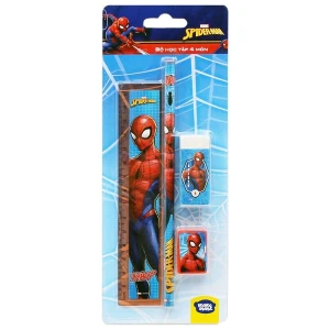 Bộ Dụng Cụ Học Tập 4 Món Marvel Spider-Man - HooHooHaHa VPH13-1403