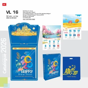 Lịch 52 Tuần 2026 - Sống Vui Mỗi Ngày (Có Hộp)