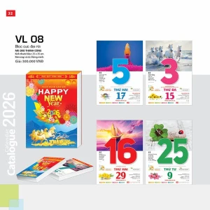 Lịch Bloc Rời 2026 Cực Đại - Mã Đáo Thành Công